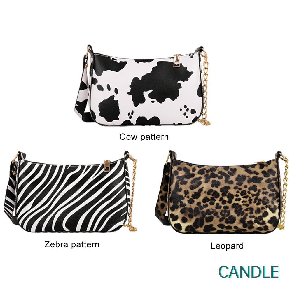 Túi Đeo Dưới Cánh Tay Chất Liệu Da Pu Họa Tiết Động Vật