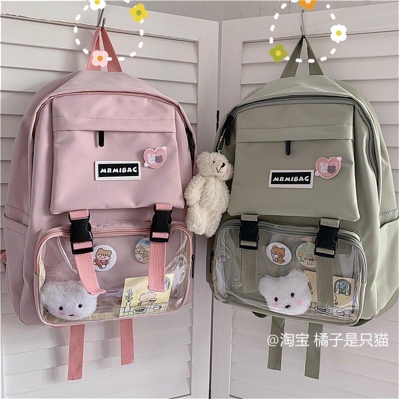 Balo Ullzang chống thấm, balo Mr mibag 2 khoá - ARMIBAG 001