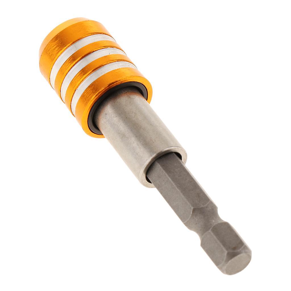 3Pcs 1/4" Quick Change Chuck Adaptor Extension Hex Shank Drill Driver Bits