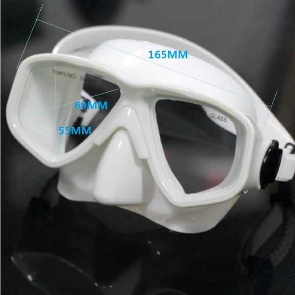 Scuba Diving Mask Snorkeling Dive Glasses Tempered Glass Goggles Mouthpiece