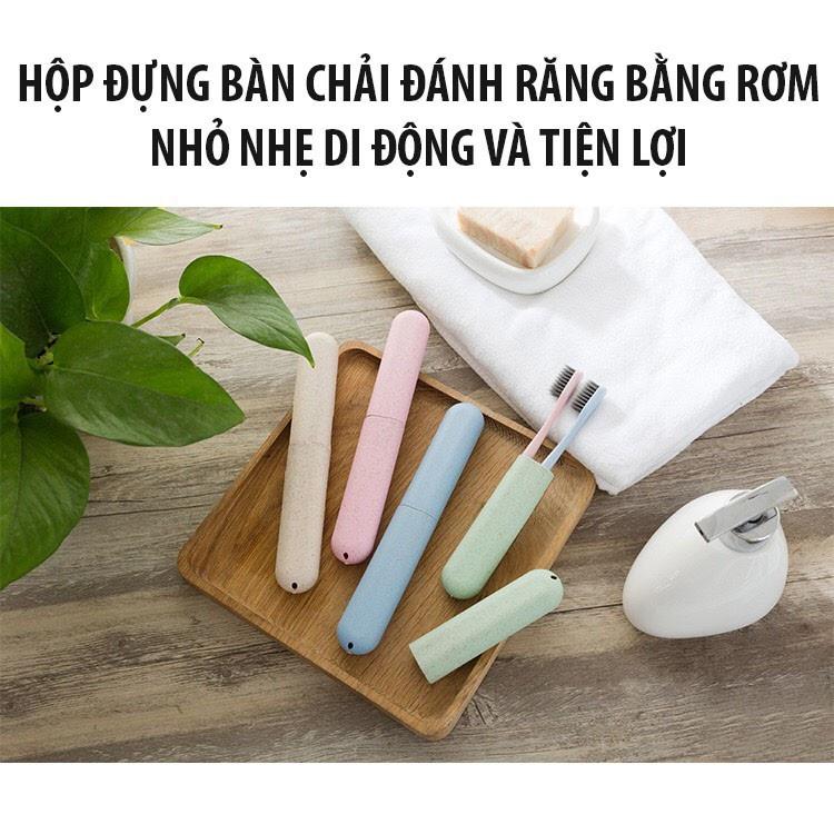 Hộp Đựng Bàn Chải Đánh Răng Bằng Lúa Mạch Du Lịch Tiện Dụng 88132 Đức Tài Store