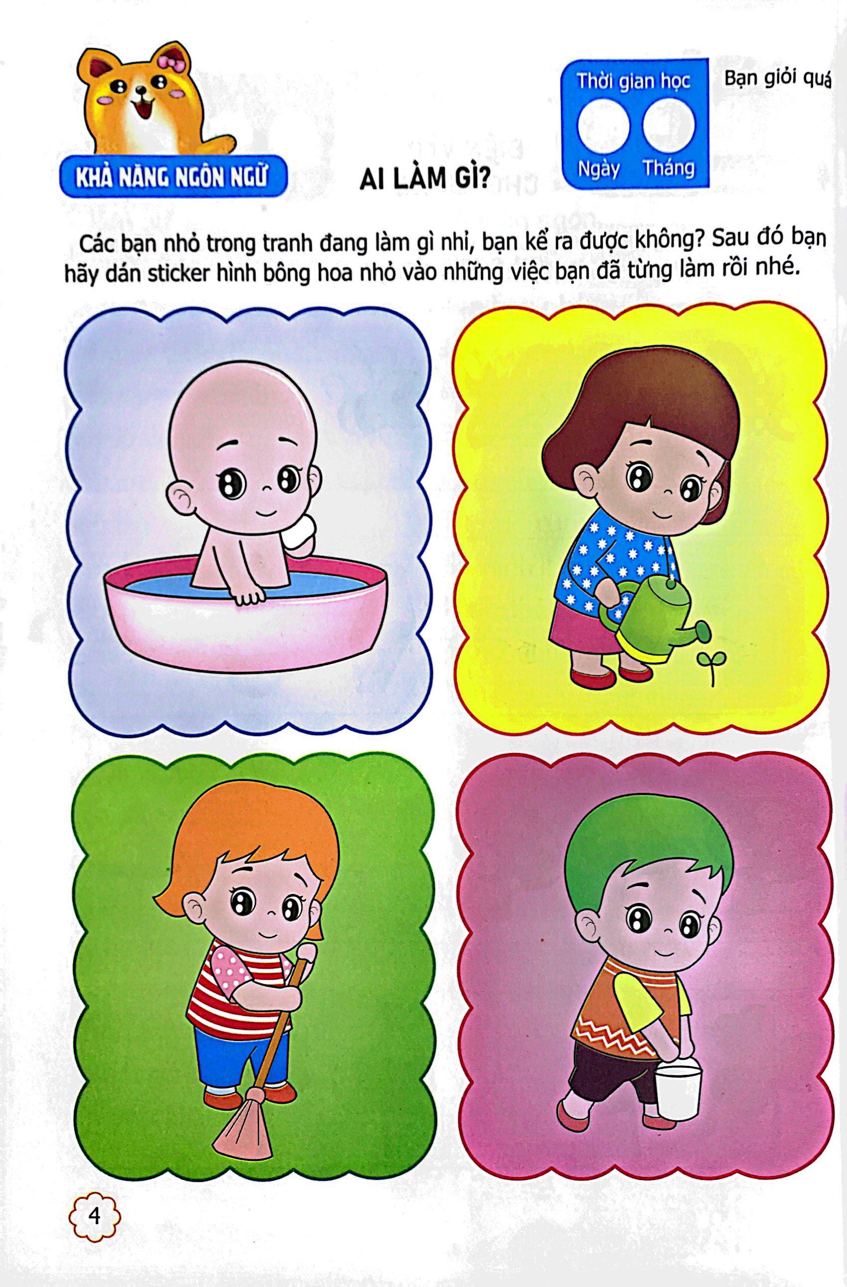 Sân Chơi Trí Tuệ Cho Trẻ - Rèn Luyện Tư Duy Não Trái + Phát Triển Sáng Tạo Não Phải - Dành Cho Bé 3-4 Tuổi - Tập 2