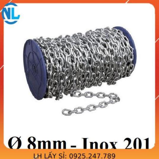 Dây xích INOX 201 cáp thép giá sỉ