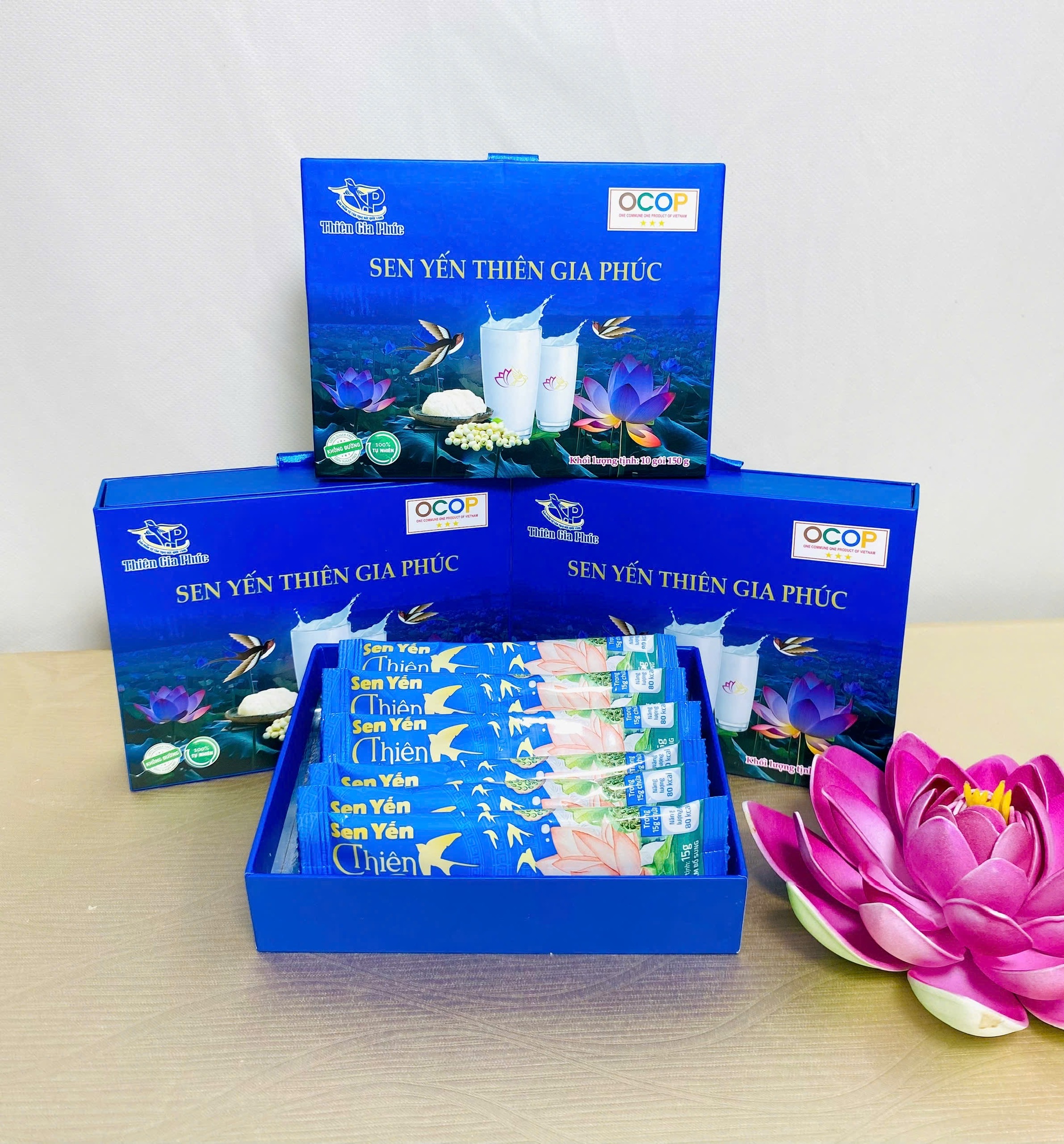 Sữa sen yến Thiên Gia Phúc (5 gói) - Không đường