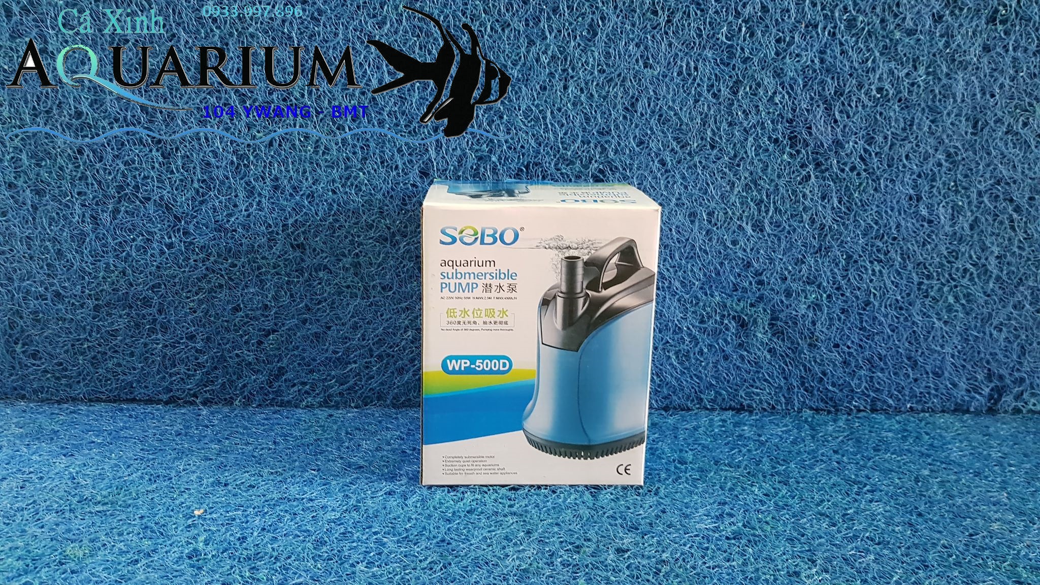 Máy Bơm Chìm hút cặn đáy hồ cá Sobo WP 500D