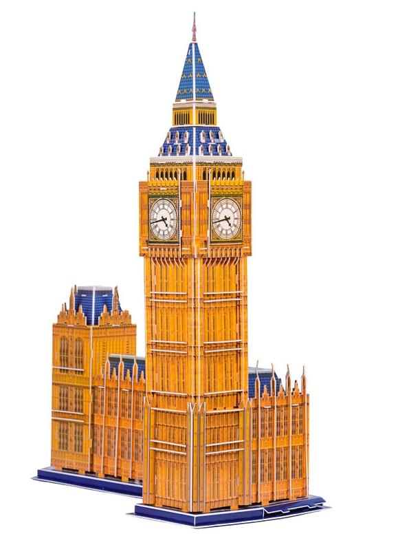 Mô Hình Giấy 3D Magic Puzzle: Tháp Đồng Hồ Big Ben B568-1 (190 Chi Tiết)