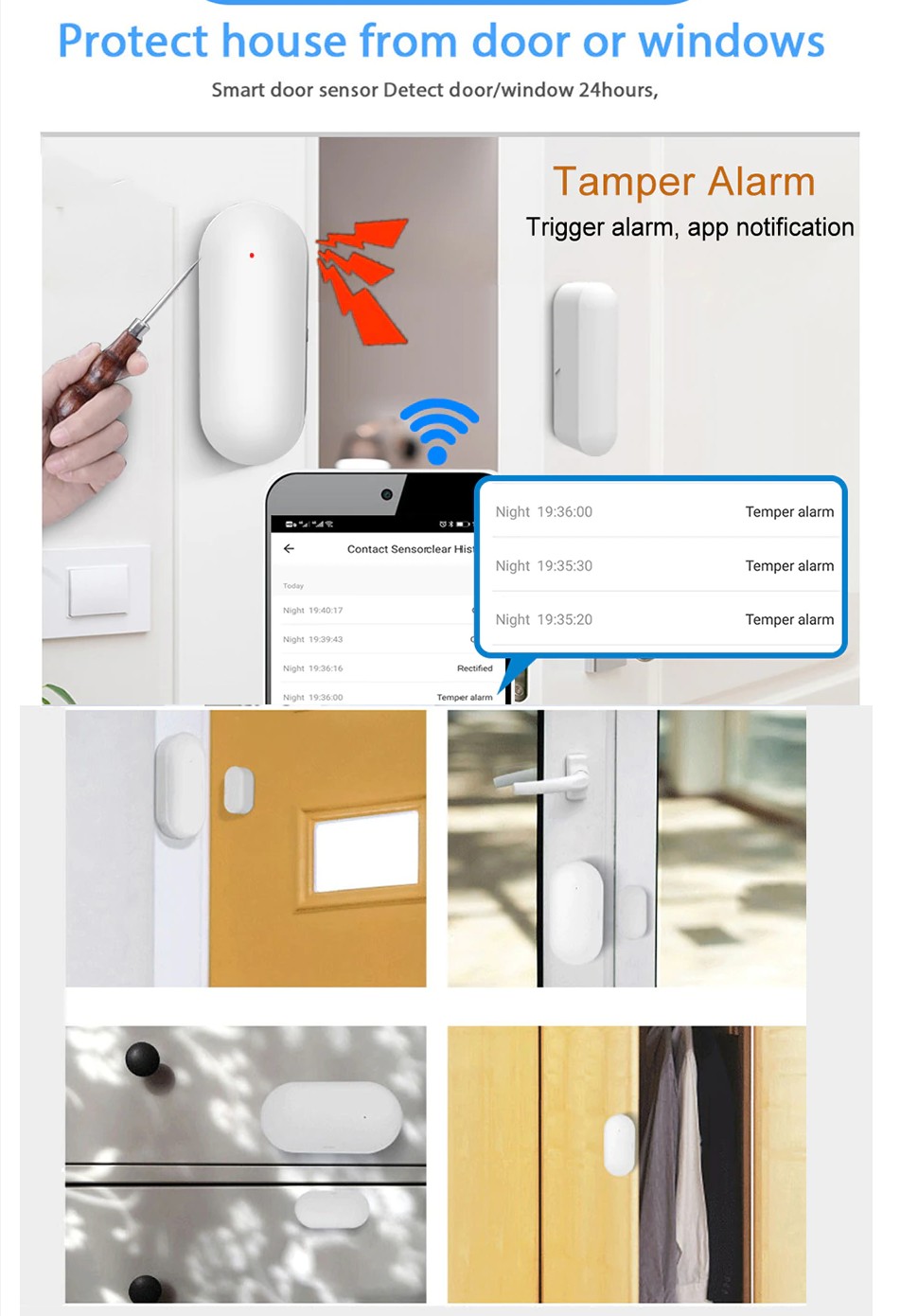 Thiết bị BÁO ĐỘNG TRỘM đóng mở cửa