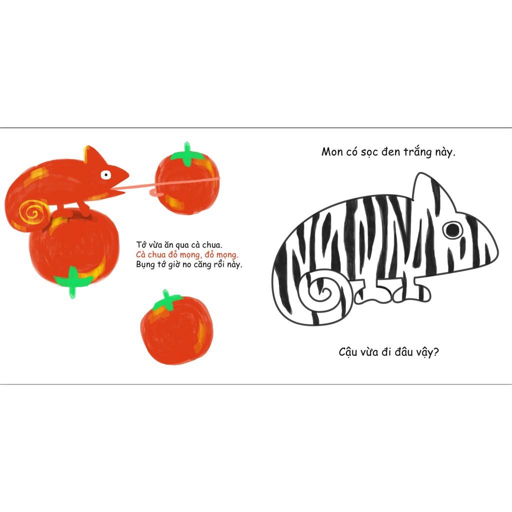 Ehon Ơ! Tắc kè là nhà ảo thuật Ehon Nhật Bản dành cho bé từ 0 6 tuổi - Bản Quyền