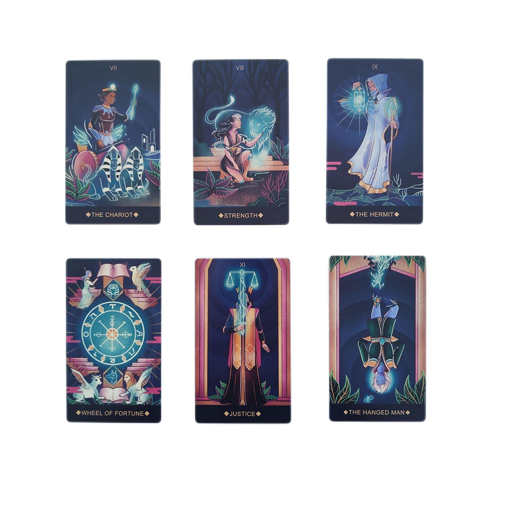 Bộ Bài Fantôme Tarot 78 Lá Bài 7x12 Cm Tặng Đá Thanh Tẩy