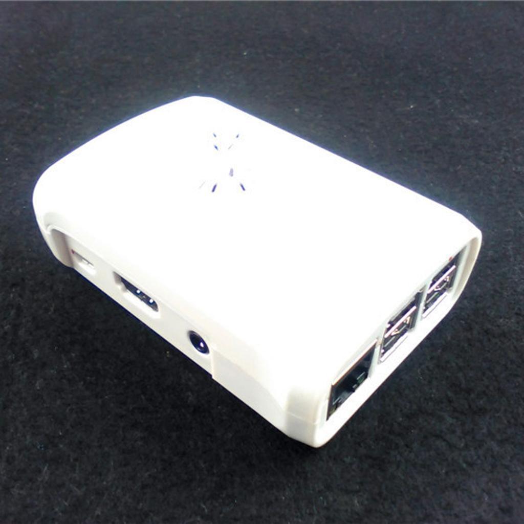 MagiDeal Enclosure Case Box Support Fan for Raspberry Pi B+/ Pi 2 White