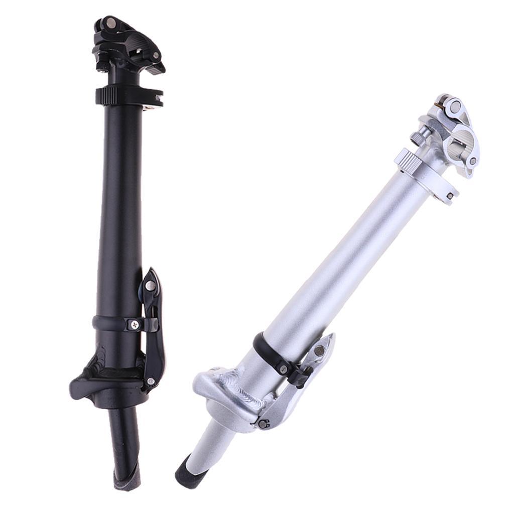 Folding Bike Handlebar Stem Bike Quill Stem Riser Black