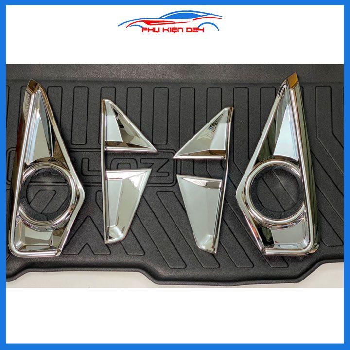 Ốp viền đèn gầm trước sau xe Veloz 2022-2023 mạ Crom chống trầy trang trí làm đẹp xe
