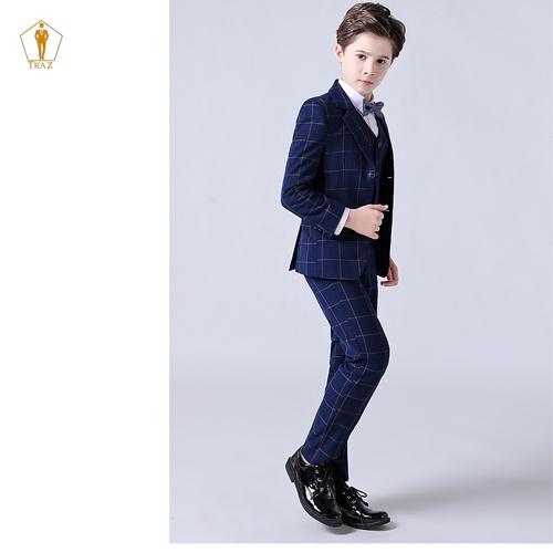 Bộ, Set Vest TRAZ Karo Cho Bé Trai, Trẻ Em, Con NítBé Mập Cao Tăng 1, 2 Size