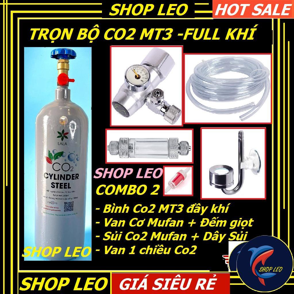 Bình Co2 Trọn Bộ dùng luôn- Full bộ bình Co2 MT3 - Bình Co2 MT3 thủy sinh