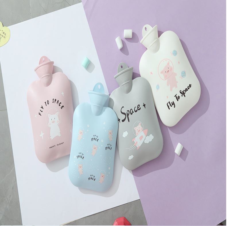 Túi Chườm Nóng Lạnh Cute Pig  Big Size 1300ml ( Tặng Kèm Túi Vải Bông Mềm Mại)