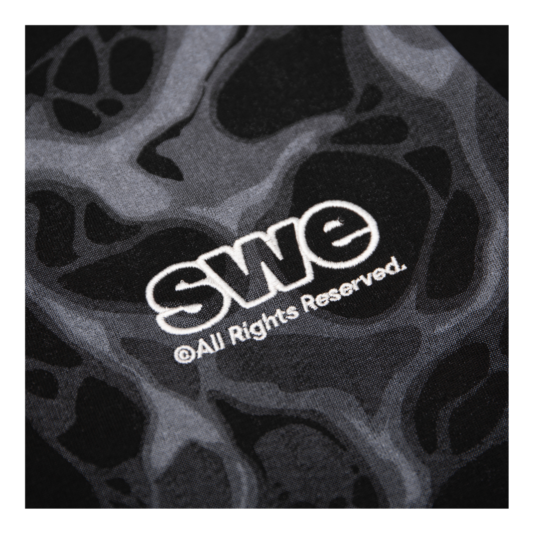 SWE - Áo polo nam nữ LIQUID POLO  in hình tay ngắn form rộng thời trang chính hãng