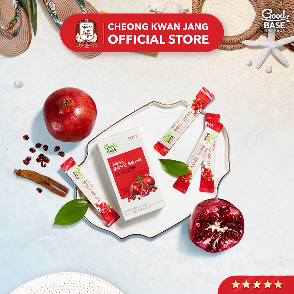 Nước Hồng Sâm Hàn Quốc Goodbase Lựu Đỏ