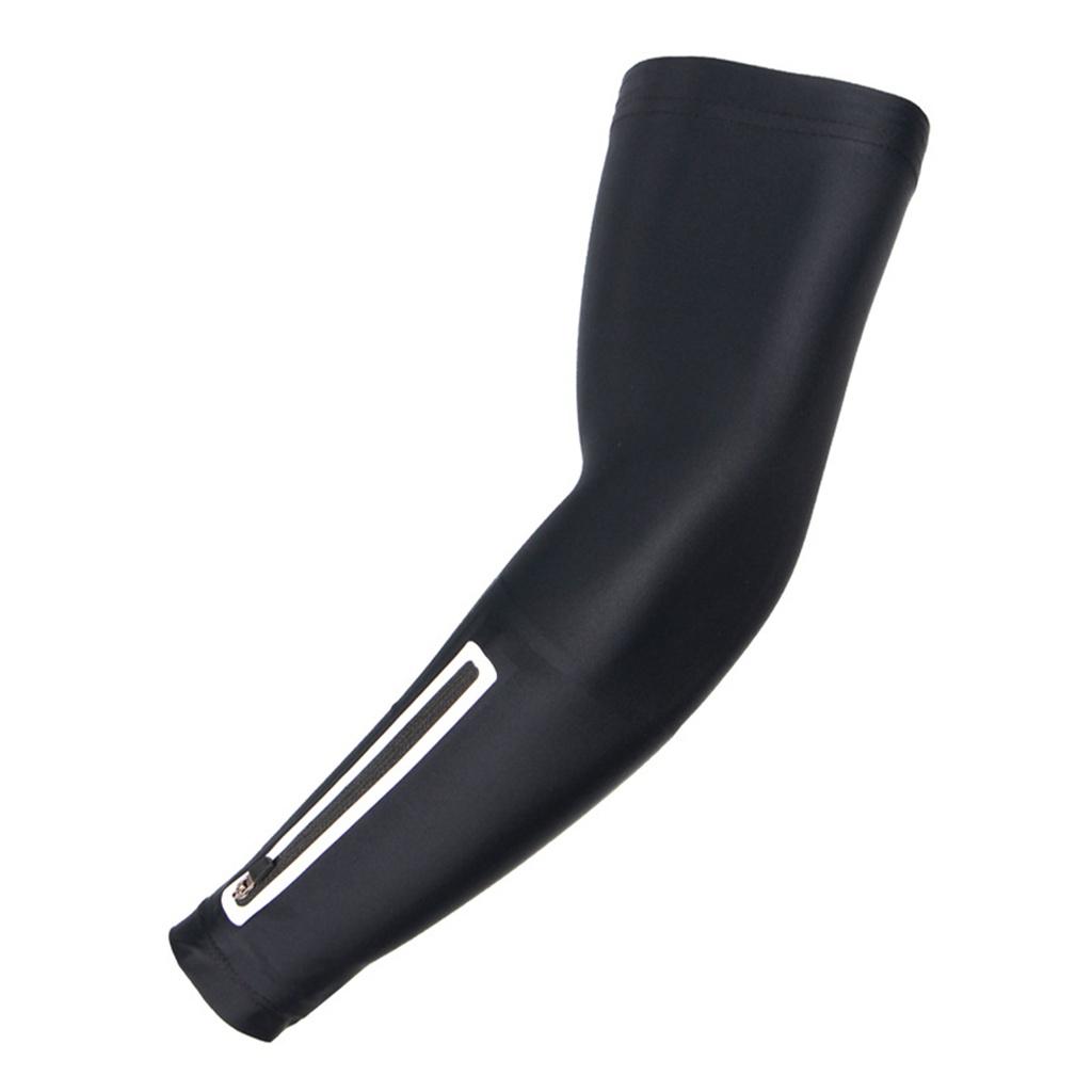 Vỏ bọc cánh tay chống nắng bằng nylon có khóa kéo tiện dụng cho nam và nữ
