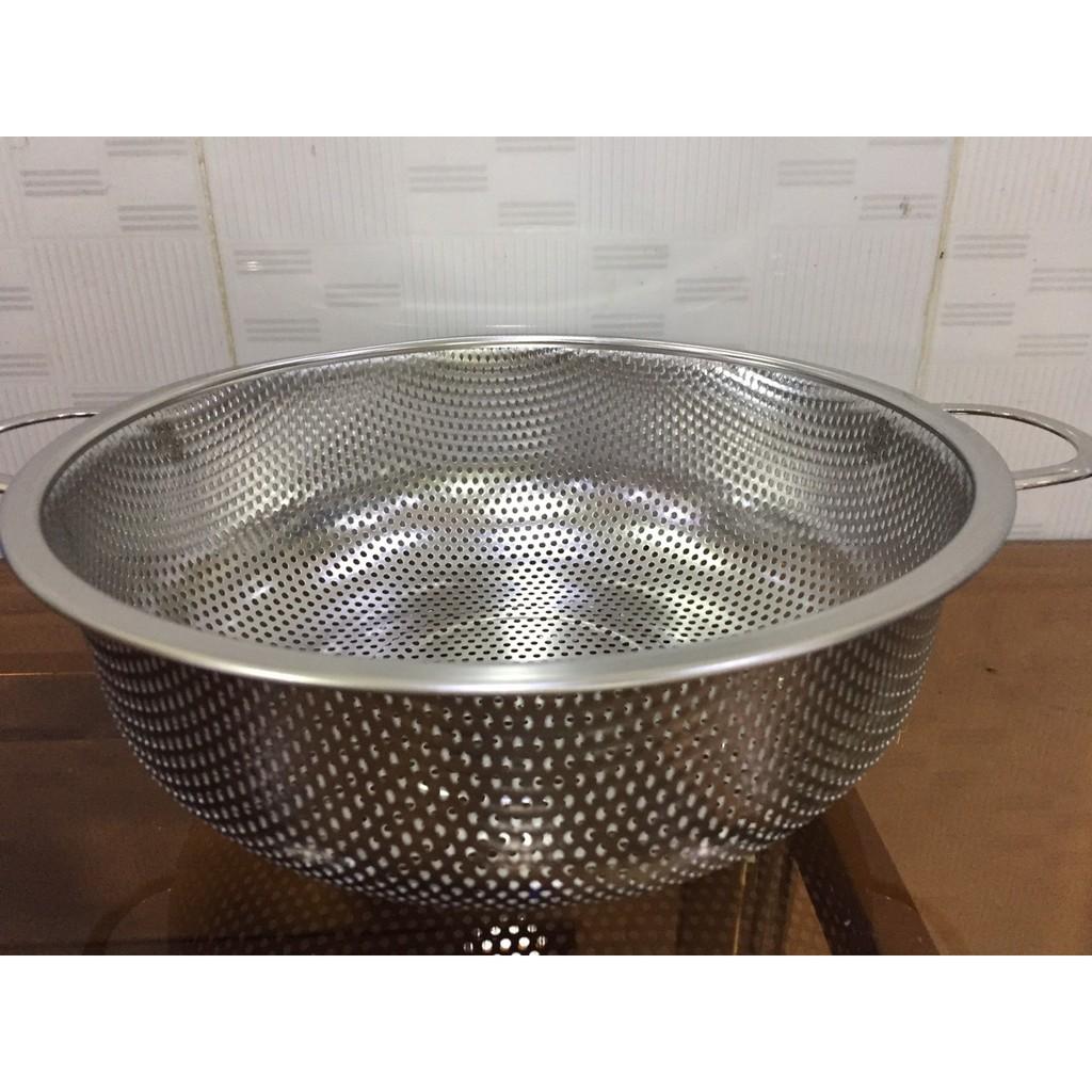 Rổ inox bền đẹp có đế. Rổ đựng hoa quả, đựng rau an toàn, bền, đẹp,Rổ Inox 304 cao cấp xuất Nhật 