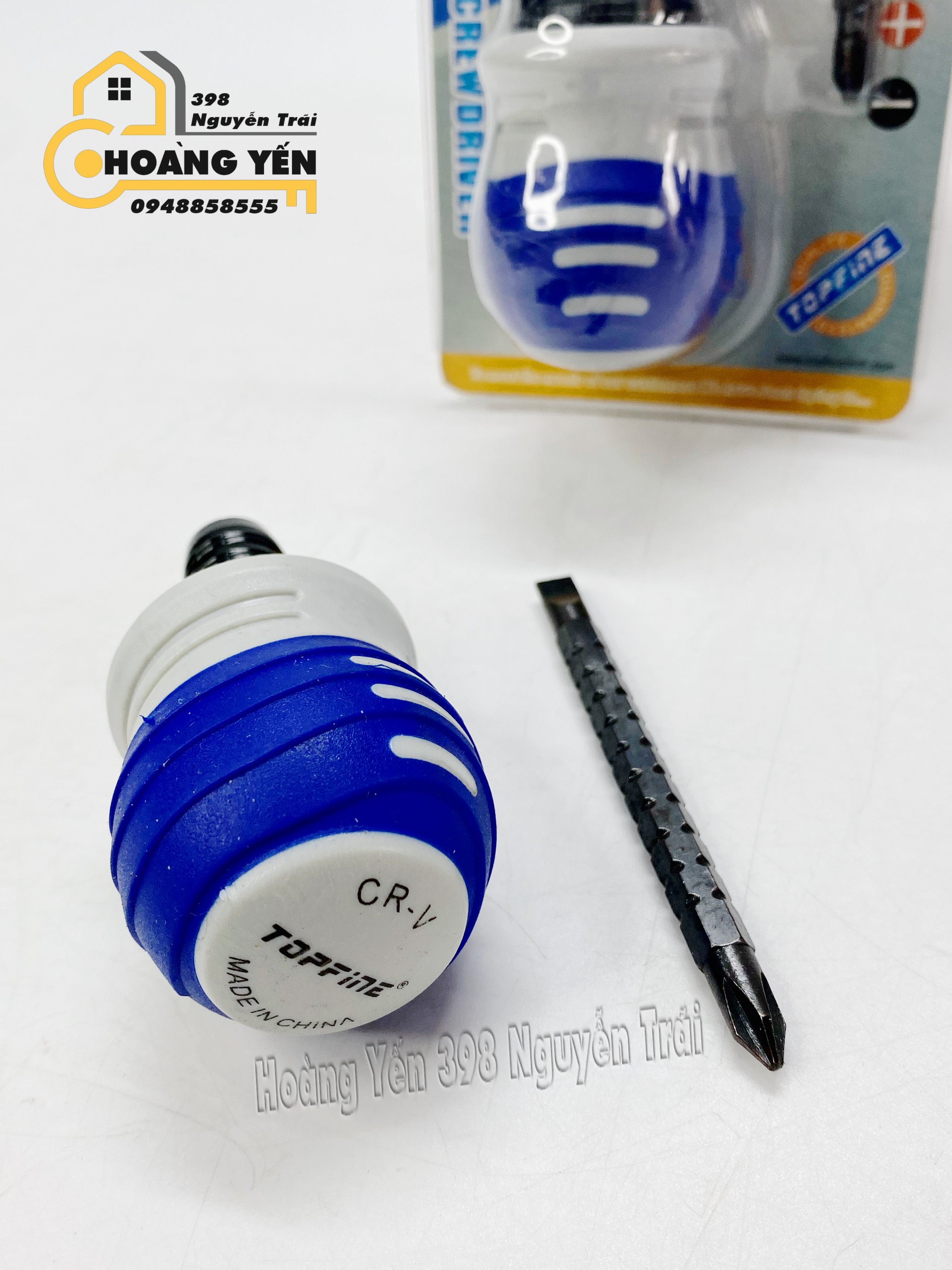 Tô vít đổi đầu trợ lực TỰ ĐỘNG TOPFINE 85mm TF170733 Tô vít 2 đầu có từ tính Tô vít có nam châm Tô vít lùn có nam châm Tô vít lùn đổi đầu có nam châm trợ lực tự động