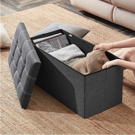 Ghế Ngồi Kiêm Thùng Đựng Đồ Thông Minh 2in1 Foronda BUTTON &amp; STORAGE