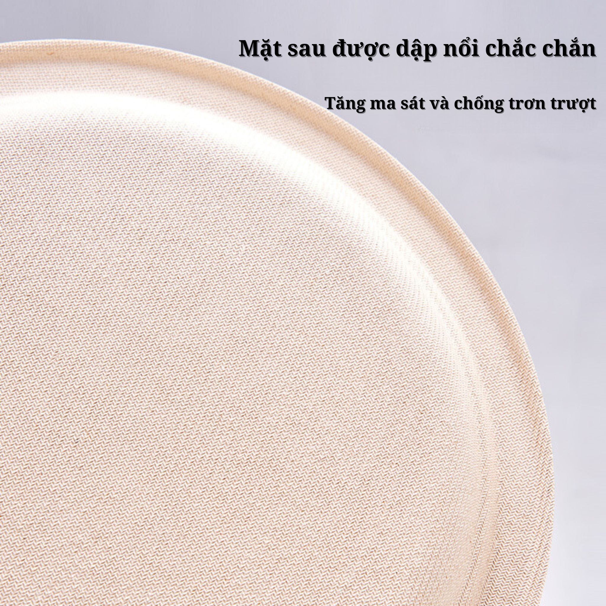 Đĩa giấy dựng đồ ăn dùng một lần Suncojia, tự phân huỷ sinh học, chống thấm nước và dầu