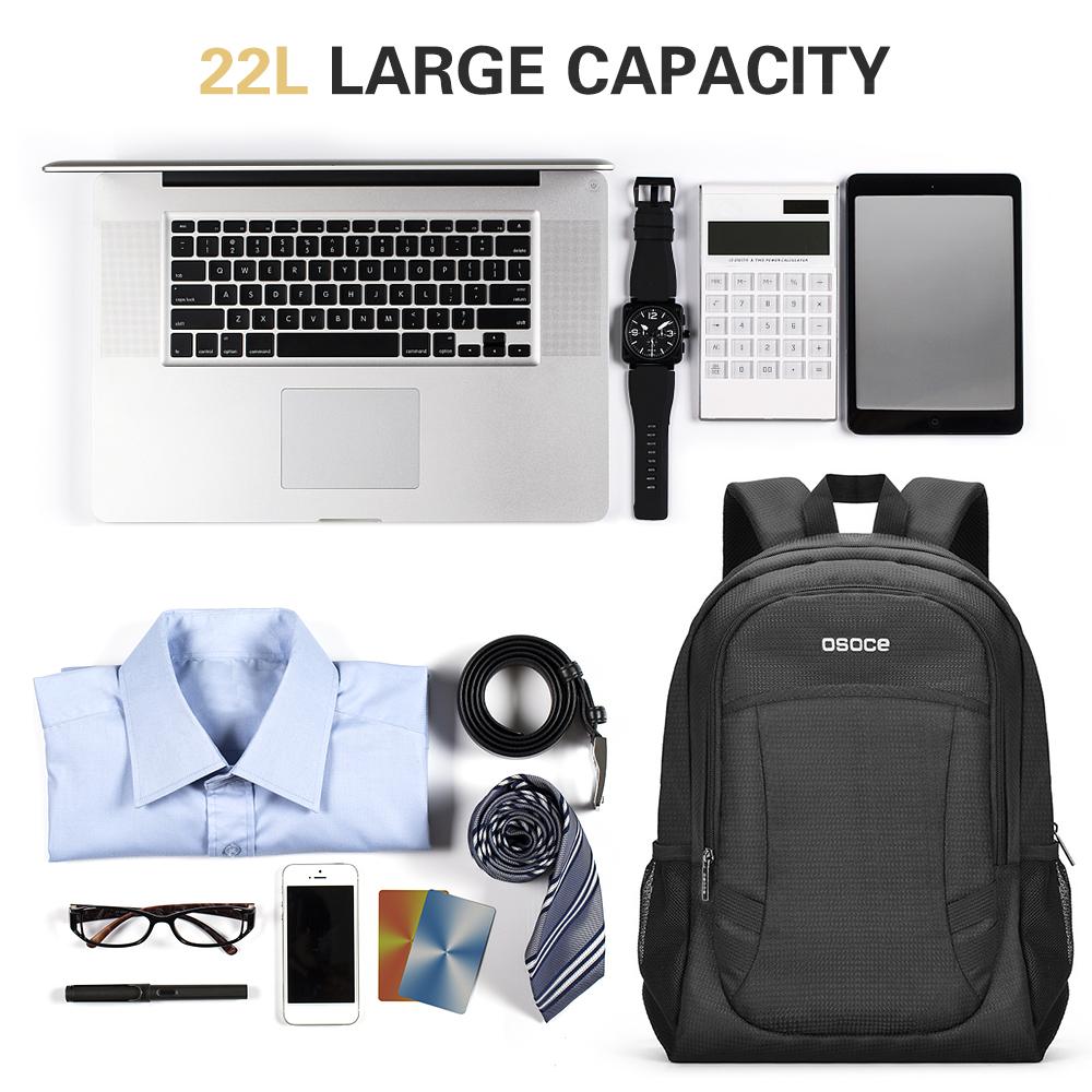 Balo máy tính xách tay 15.6 inh, balo học sinh, thiết kế đơn giản, chất liệu vải chống thấm nước