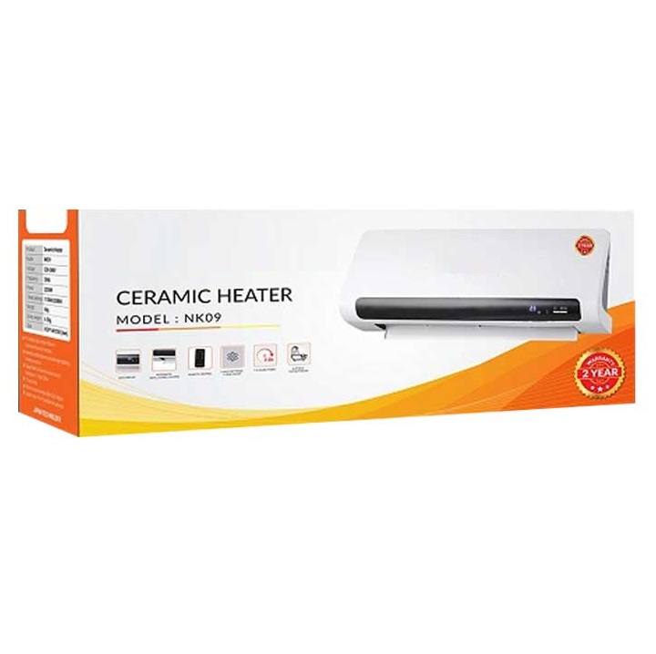 Máy Sưởi Gốm Ceramic Treo Tường NK09 - Hàng Chính Hãng