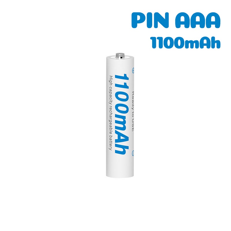 Pin Sạc AA AAA 600mAh 700mAh 1100mAH 3000mAh 1.2V Dùng Lại Sau Mỗi Lần Sạc