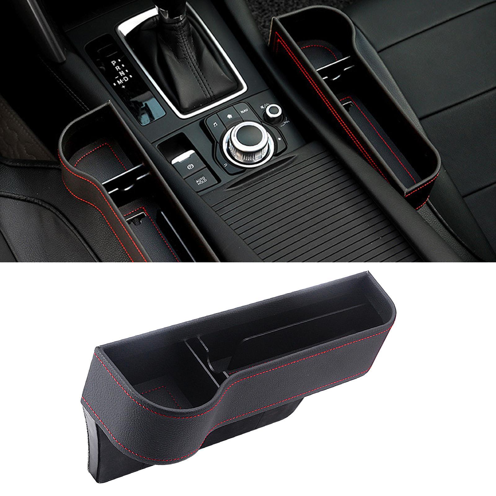 2Pc Car Seat Organizer Accessories Leak Proof Fits for Sunglasses Wallet Key