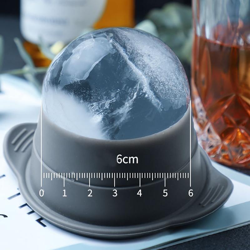 Khuôn Làm Đá Viên Hình Tròn 6cm, Khuôn Silicon DIY làm Đá Viên Cocktail Sang Chảnh