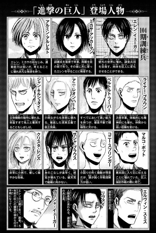 進撃の巨人　　　５