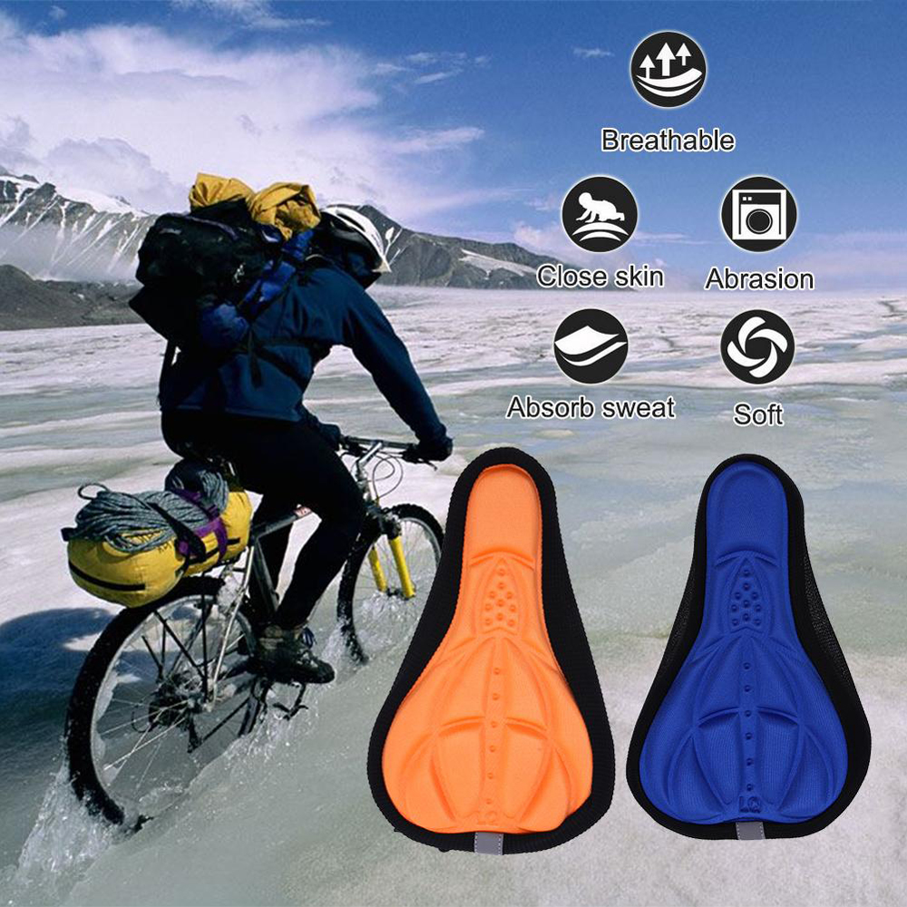 Đệm Yên Xe Đạp 3D Silicon Tiện Nghi Siêu Mềm Cho Xe Đạp MTB
