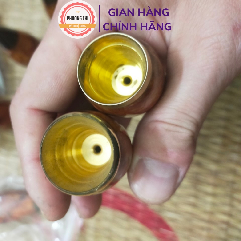 Tẩu Bắt Tóp Xì_Gà chất liệu gỗ HL đầu bằng đồng có 4 vòng ring 42-60 - quà tặng ý nghĩa cho nam giới