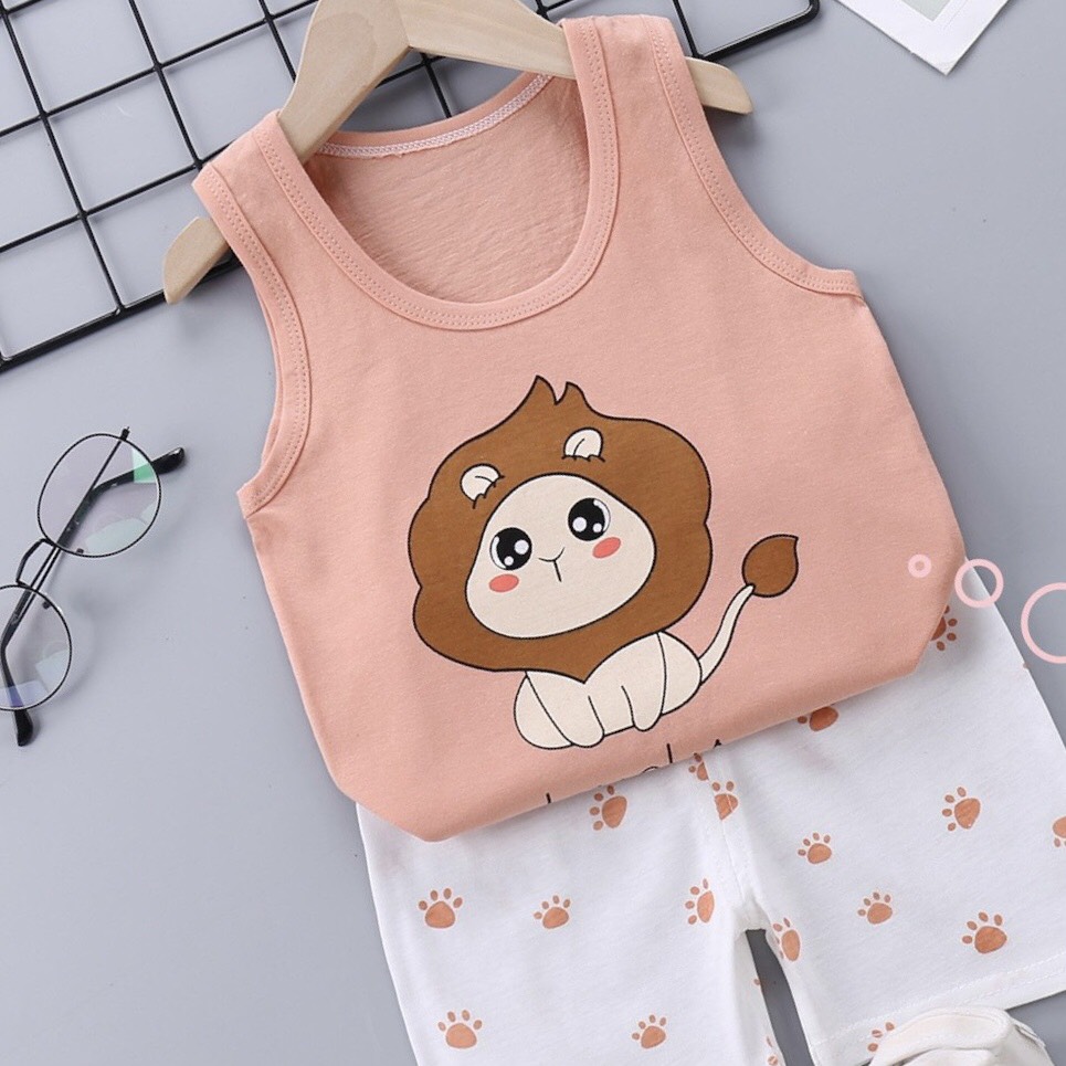 Bộ quần áo cho bé gái Easy Baby từ 7-16kg, đồ bộ cho bé chất vải cotton thoáng mát