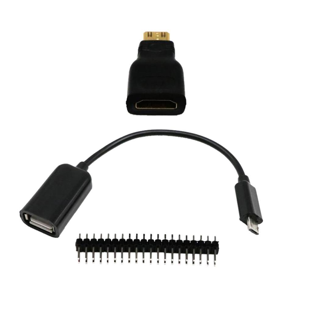 Male to Female+Micro USB to USB+Male GPIO for