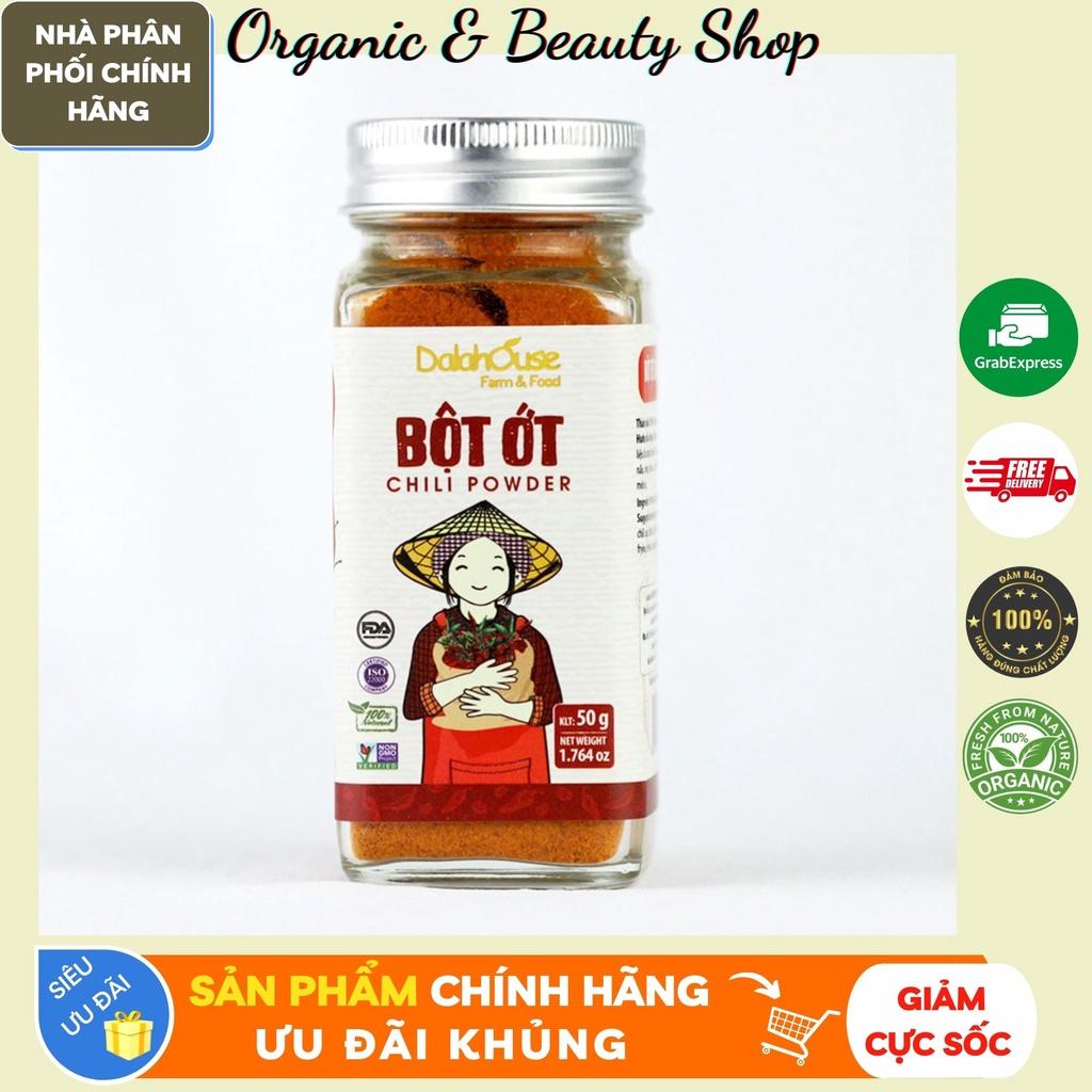 Bột Ớt Nguyên Chất Organic Sấy Lạnh Dalahouse 50g - Nguyên mùi - Nguyên vị - Tiện lợi.