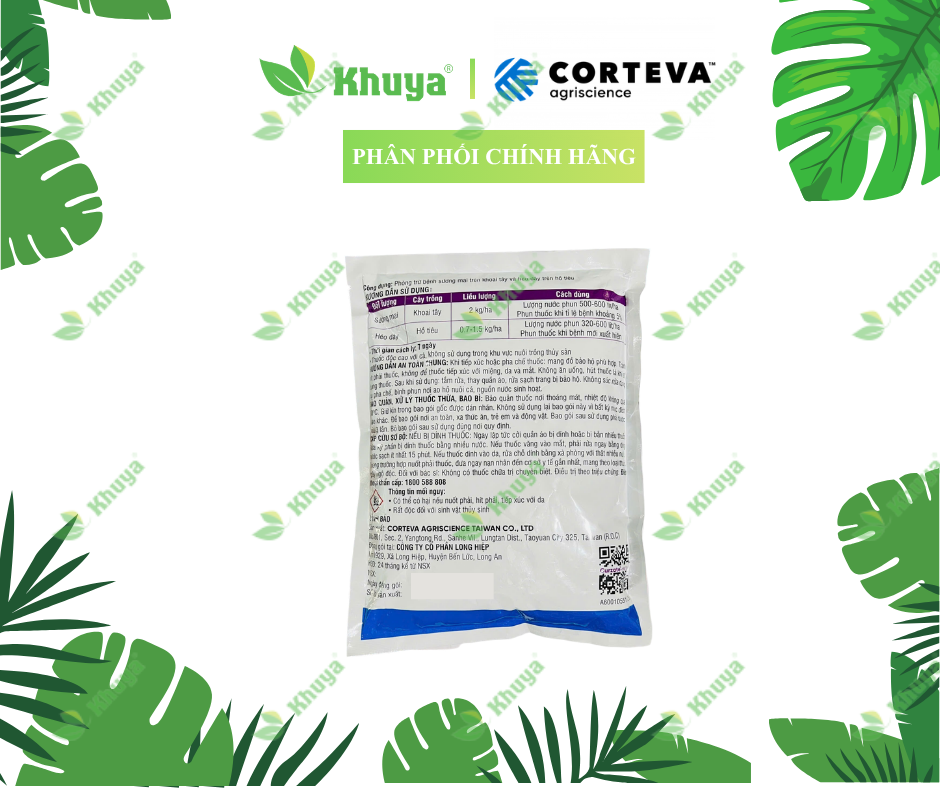 Thuốc trừ bệnh Corterva Curzate M8 72WP (gói 500gr) Nấm Bệnh trên Cây Trồng