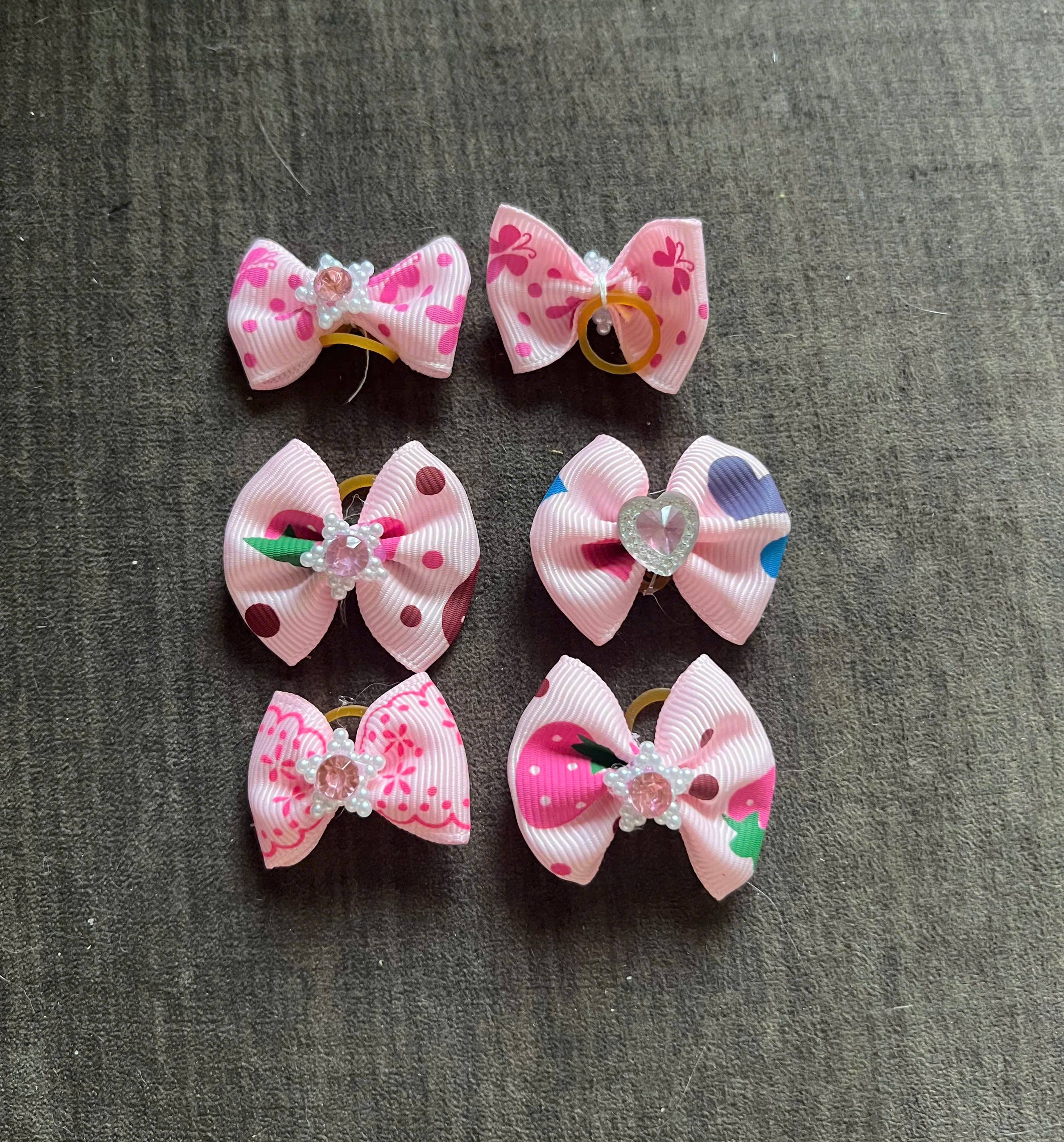 NƠ KẸP TÓC SANG TRỌNG NHIỀU MÀU DỄ THƯƠNG MÃ 17 XINH XẮN CHO THÚ CƯNG CHÓ MÈO