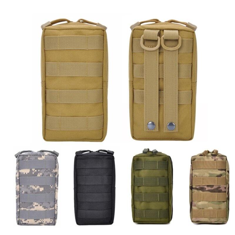 600D Oxford Cloth Tactical Bag Outdoor Tactical Waist Bag Molle EDC Tactical Pouch Purses Mobile Phone Pouch Hunting Bag Gear