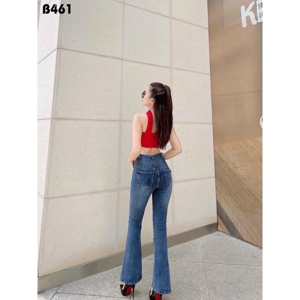 Quần Jeans Nữ Ống Loe Dài Tuyệt Đẹp