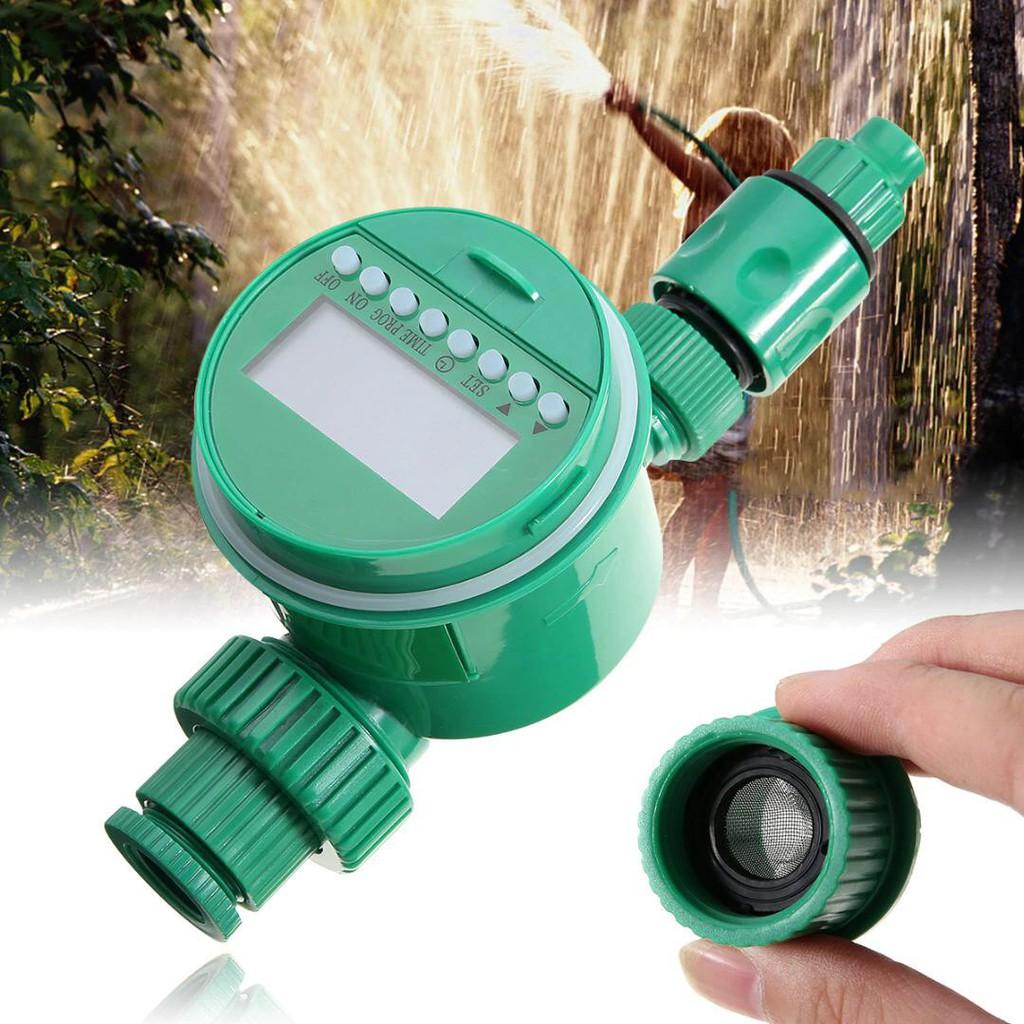 Đồng hồ hẹn giờ tưới chất lượng tốt bảo hành 12 tháng - lỗi đổi mới tặng kèm bộ nối nhanh ra ống 6, ống 10mm