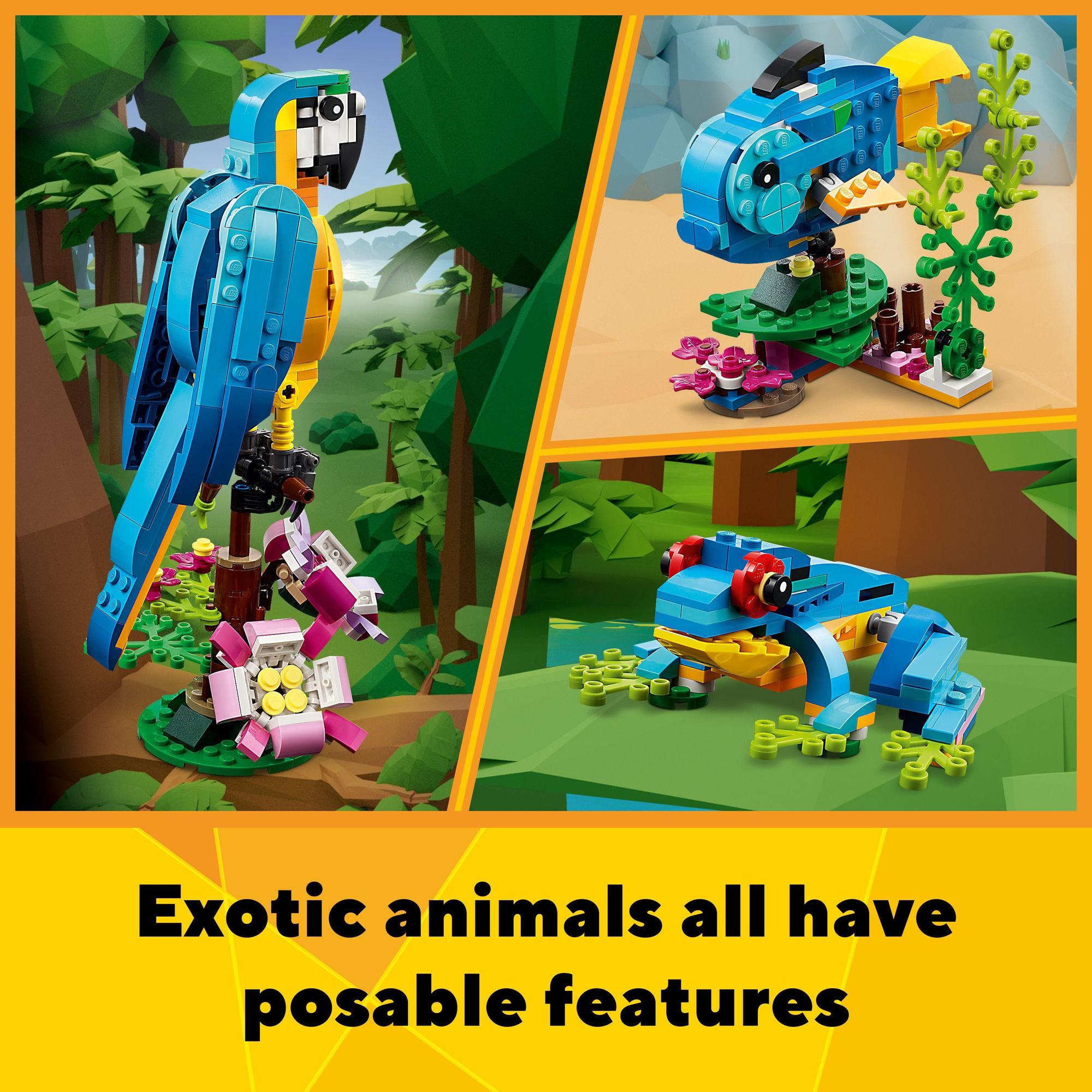 LEGO Creator 31136 Vẹt Đuôi Dài Nam Mỹ (253 chi tiết)