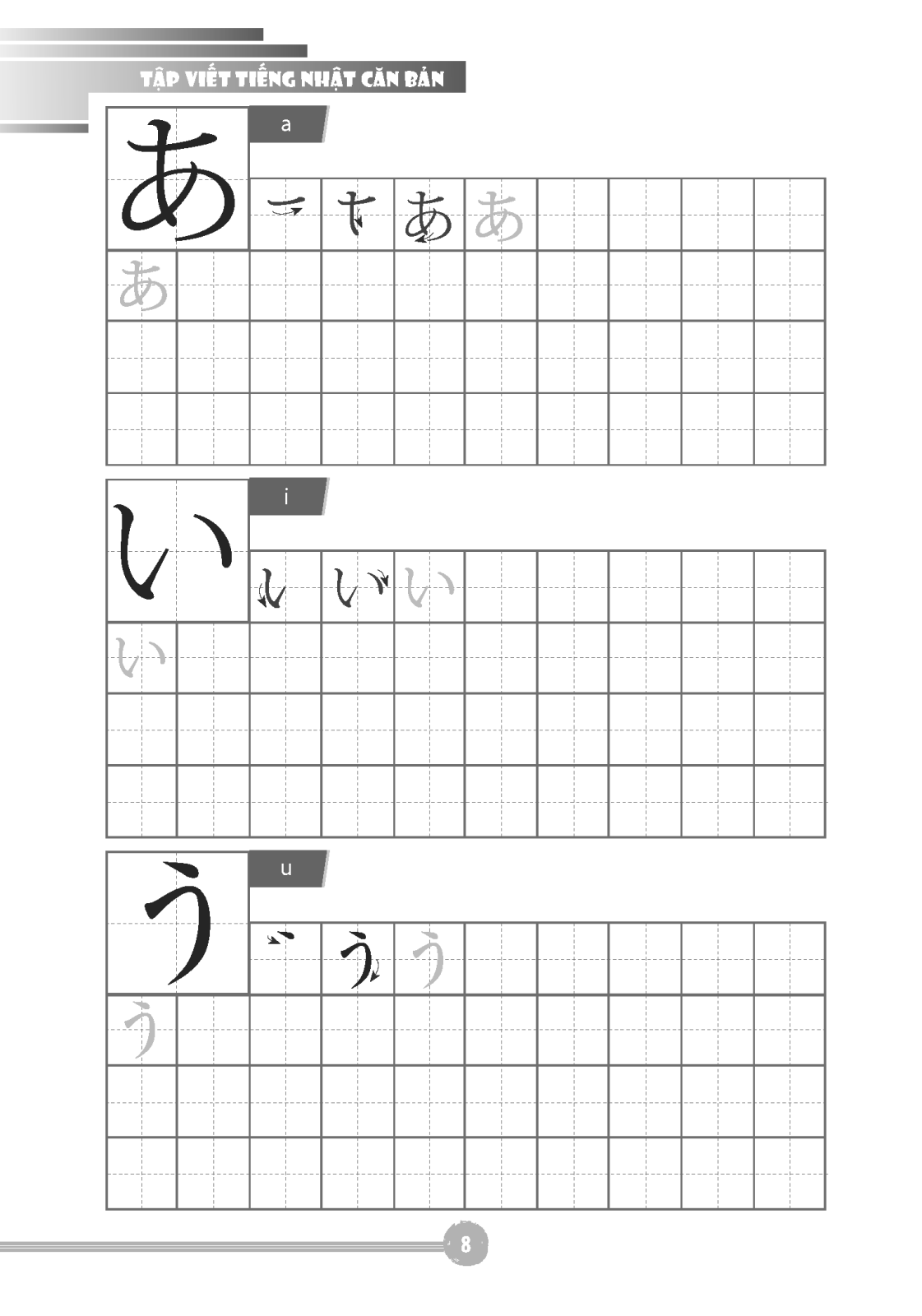 Tập Viết Tiếng Nhật Căn Bản HIRAGANA _MT