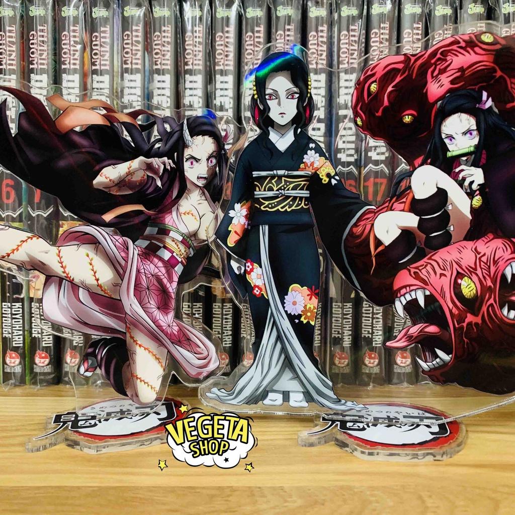 Mô Hình Tượng Standee Acrylic Mica 2 mặt - Thanh Gươm Diệt Quỷ - Kimetsu No Yaiba Daki Muzan Tamayo Akaza Douma Rui Enmu