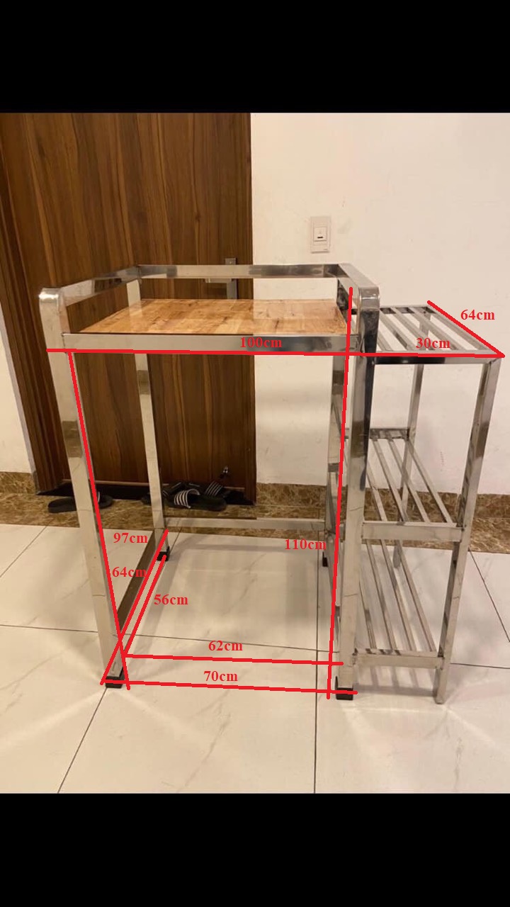 KỆ ĐỂ MÁY SẤY MÁY GIẶT - THÉP SƠN TĨNH ĐIỆN (GIAO NGAY TẠI TPHCM VÀ HÀ NỘI)