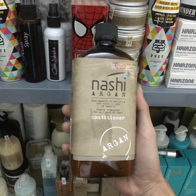 [+Tặng mũ trùm] DẦU XẢ PHỤC HỒI NASHI ARGAN SIÊU MỀM MƯỢT THƠM LÂU 500ML