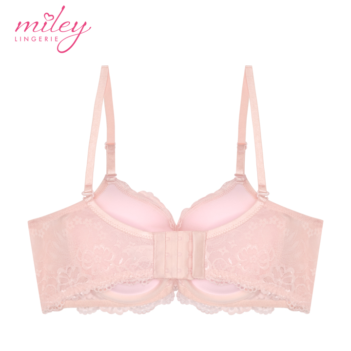 Áo Ngực Nâng Ngực Ren Nữ Mút Dày 4cm Active Miley Lingerie - Hồng BRL14001