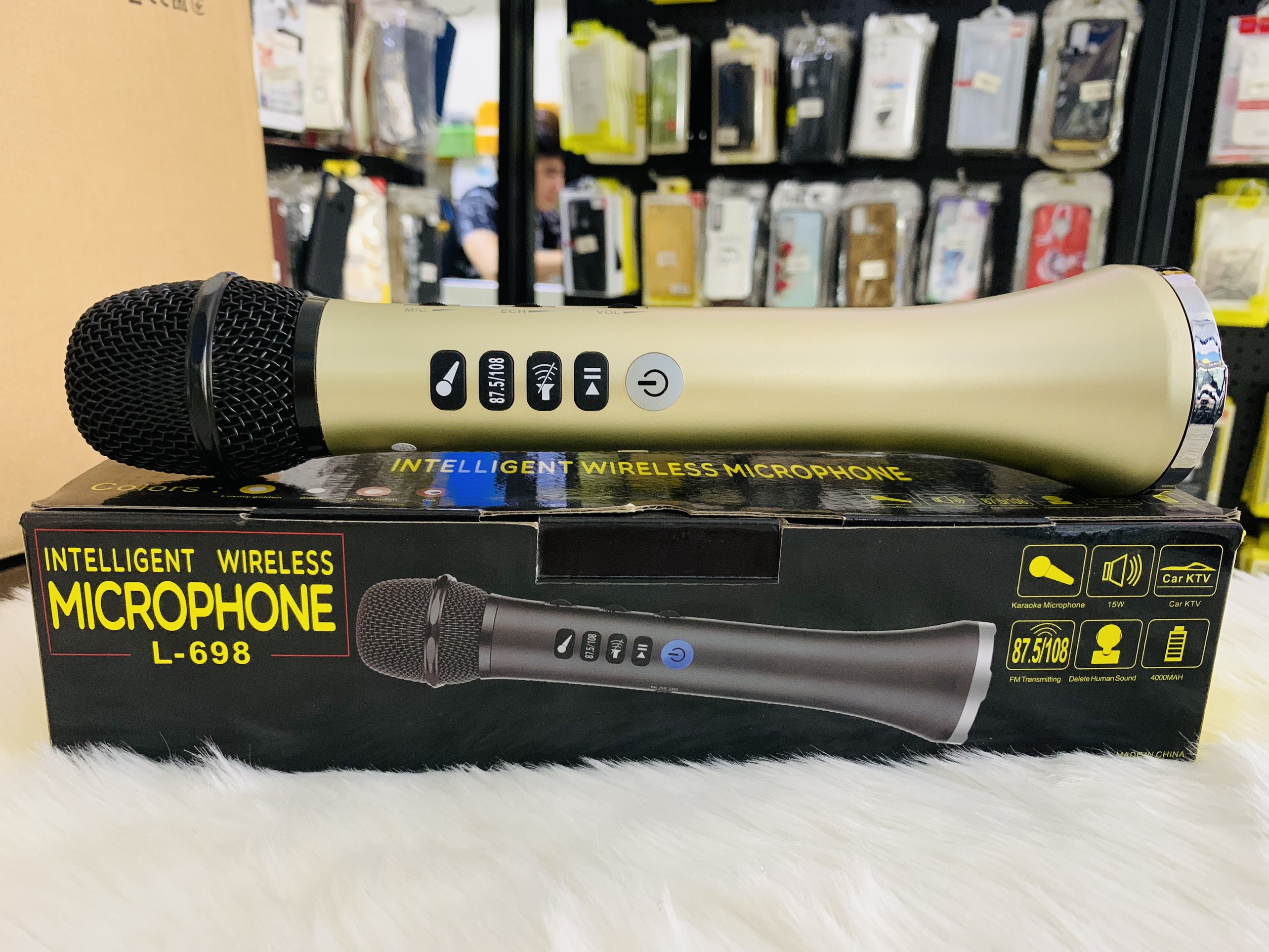 MICROPHONE KARAOKE BLUETOOTH L-698