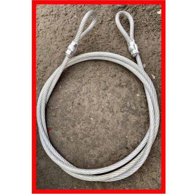 Cáp khoá xe cáp bọc 10mm chống cắt từ 60cm - 10m - capthepgiasi